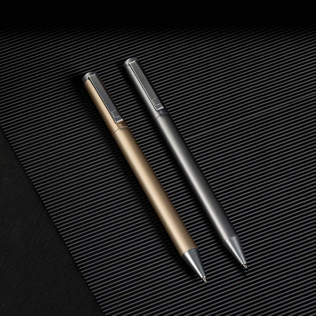 Xiaomi Deli Metal Gel Pen Rollerball Caneta ручка Ballpoint 0.5MM Signing Pens for Office Students Business Stationary Supplies images - 6