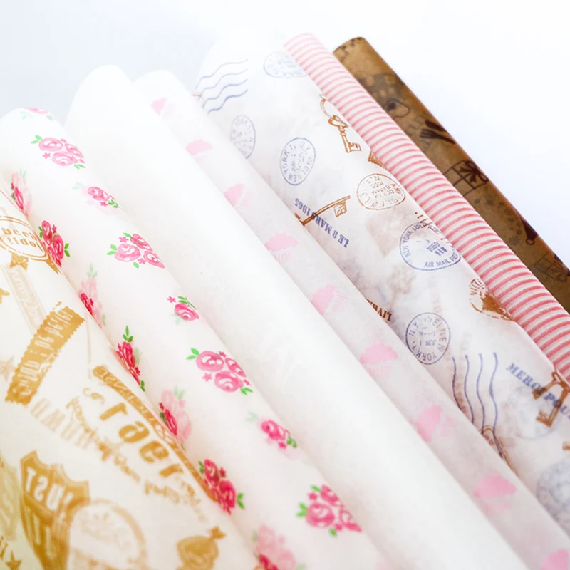 

Wax Paper Food Grade Grease Paper Food Wrappers Wrapping Paper For Bread Candy Cake Burger Fries Oilpaper Baking Tools