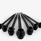 Остроконечный гаечный ключ с храповым механизмом, универсальный остроконечный торцевой ключ, регулируемый двухсторонний торцевой ключ с цветком сливы, быстрый комбинированный ключ