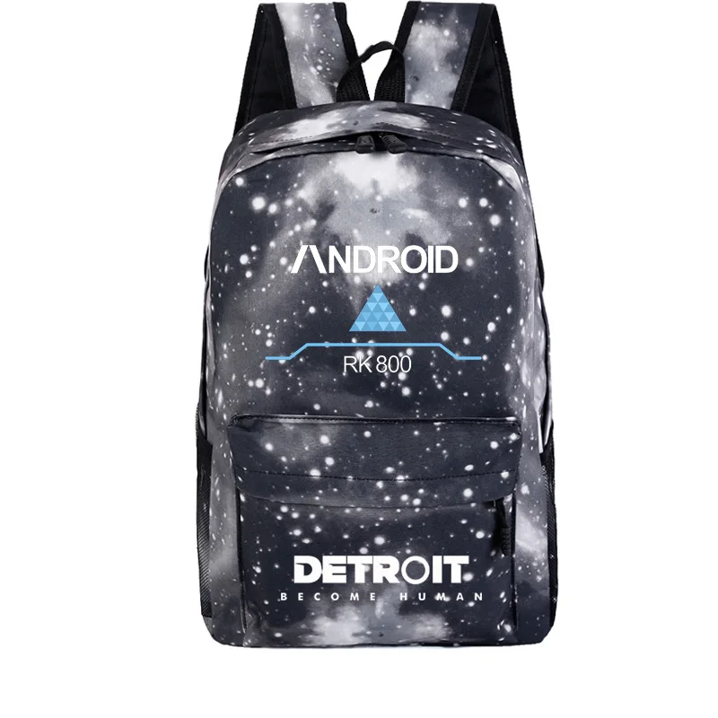 Рюкзак через плечо Detroit Been Human variable, поколение жира, исключительно для оптовой продажи по индивидуальному заказу - Цвет: Starry gray