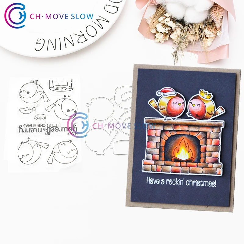 CH Bird металлические штампы и DIY трафарет для скрапбукинга карты ручной работы