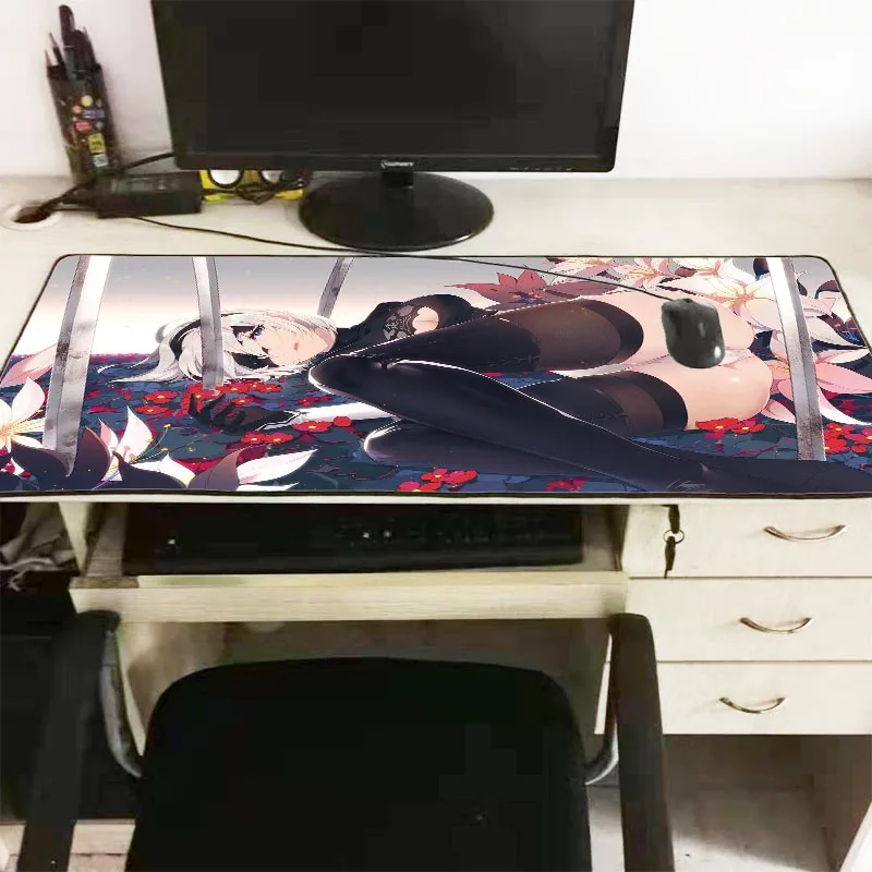 Большой игровой коврик для мыши Mairuige NieR Automata с аниме скоростной версией
