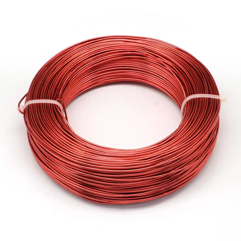 Red 500g 0,6/1,2/1,5/2,0/3,0 мм алюминиевая проволока DIY компоненты ювелирных изделий Аксессуары Поиск делая ожерелья Браслеты Ремесла поставок - Цвет: Red