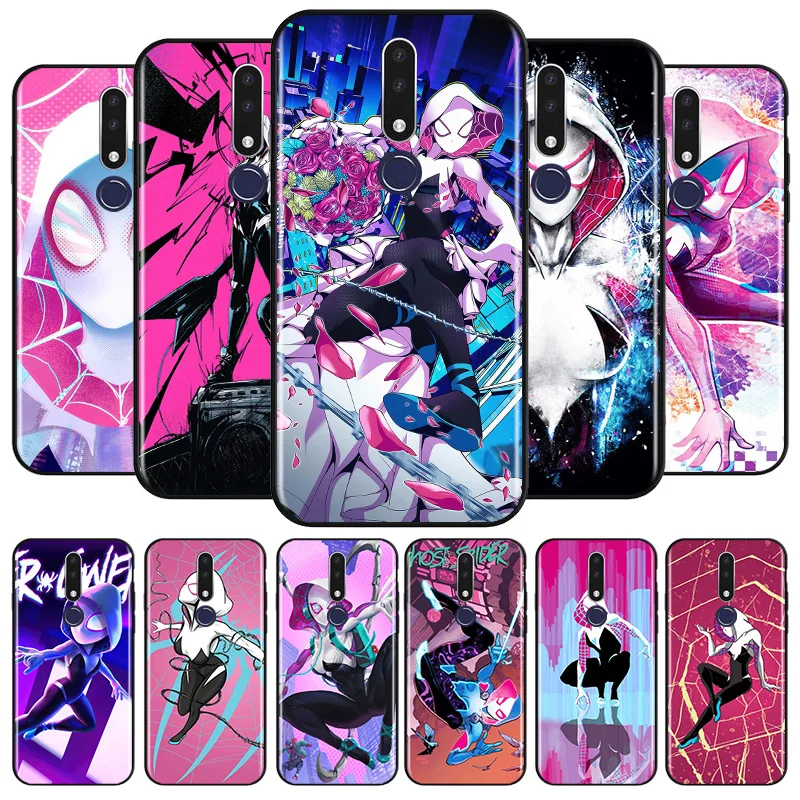 

Female Spiderman Marvel For OPPO A94 A11 X A9 A12 E A93 A92 A73 A72 A53 S A52 A32 A31 AX7 A7 A5 Pro 2020 Black Phone Case