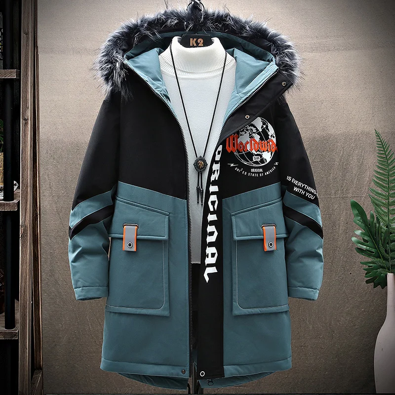

Men's Warm Winter Cotton Jacket, New Series, Trend, Fashion , 2021