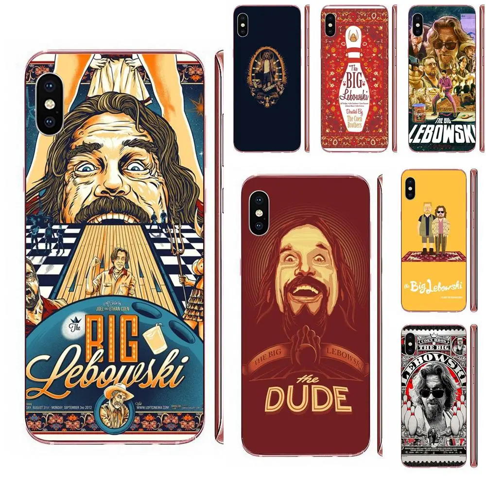 Для Apple iPhone 4 4S 5 5C 5S SE SE2 6 6S 7 8 11 Plus Pro X XS Max XR мягкие сумки Чехлы фильм Большой Lebowski Dude