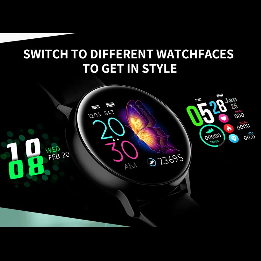 DT88 умные часы фитнес-трекер IP68 водонепроницаемый монитор кровяного давления