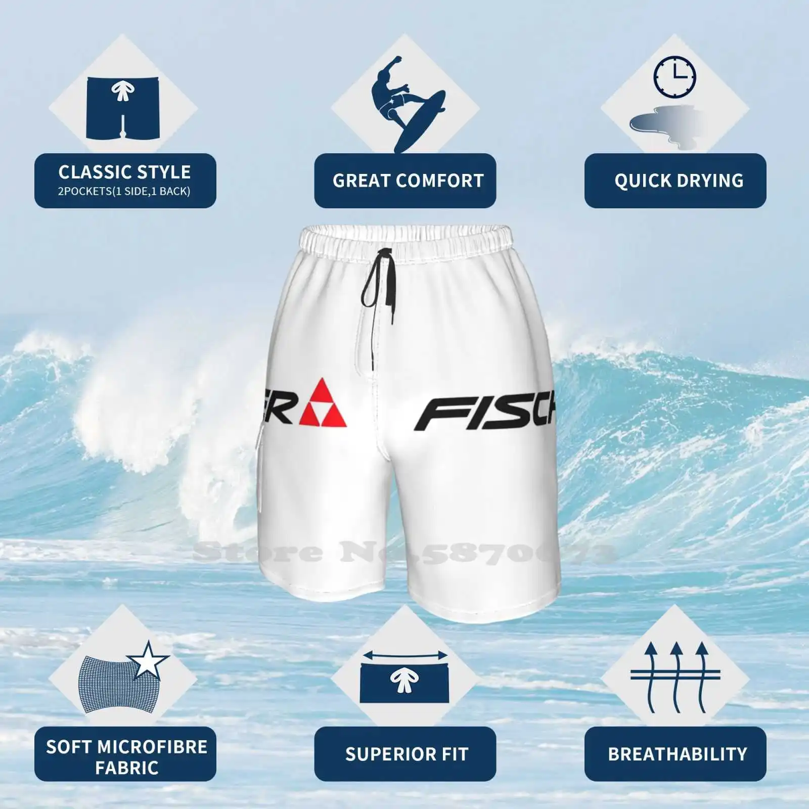 Скандинавские лыжные принадлежности летние мужские повседневные шорты