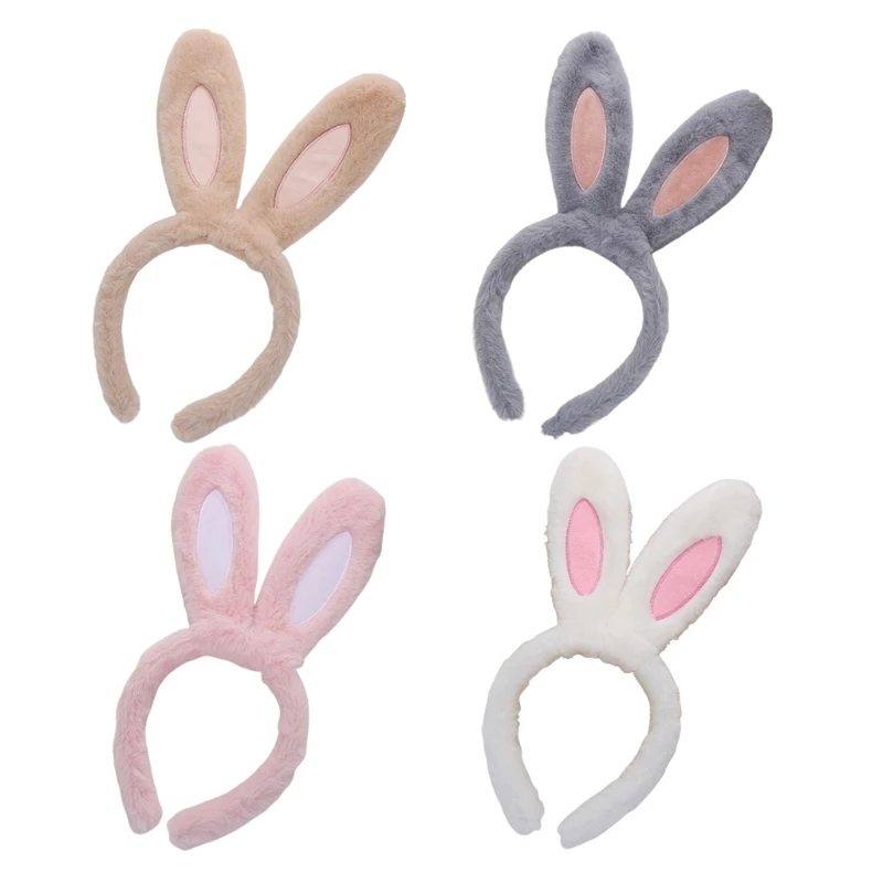 

Cartoon Plush Headband Bunny Ears Hairband Easter Christmas Cosplay Costume 35EF