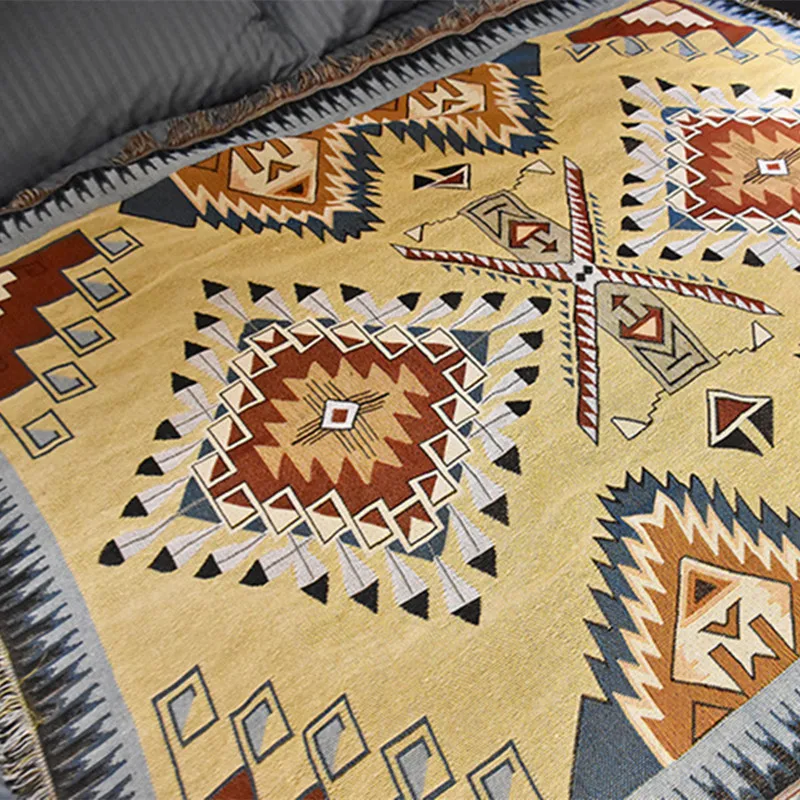 

GY4064 Gyrohome Blanket Sofa Decorative Slipcover Stitching Rug Tapestry Carpet Home&Living