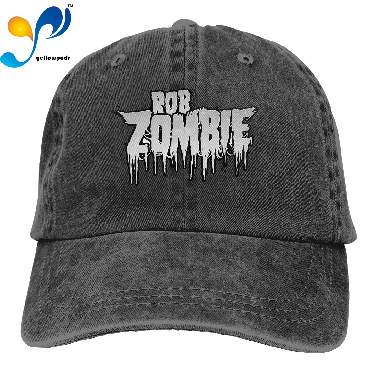 

White-Zombie New Baseball Cap Adjustable Streets Hip Hop Hat for Women's And Men's