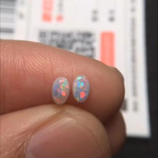 A1227 австралийского происхождения 0.38ct овальные натуральные опалы свободные