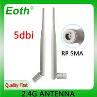 eoth 2 4g antenna 5dbi sma female wlan wifi 2 4ghz antene pbx iot module router tp link signal receiver antena high gain