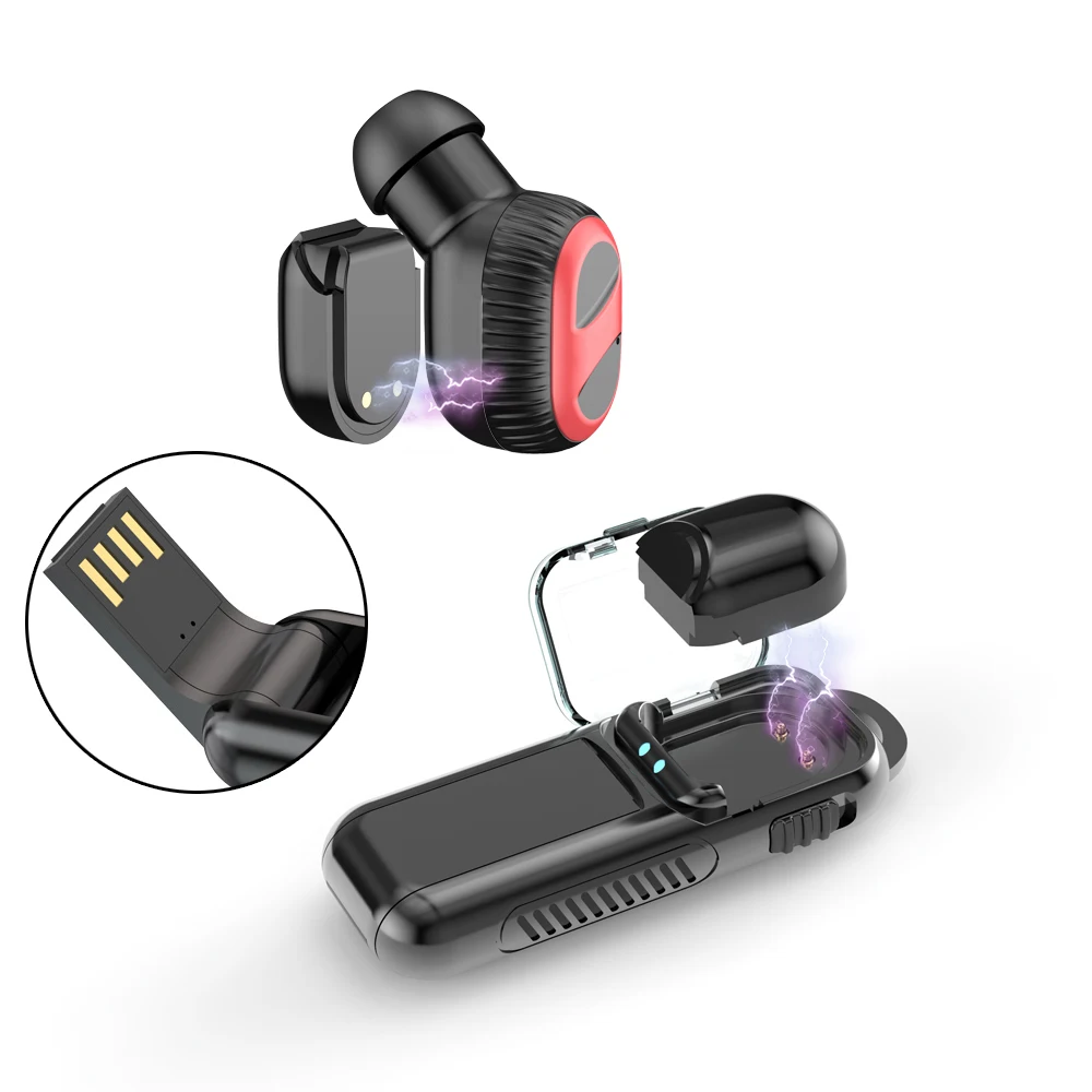 Мини Q USB Bluetooth беспроводной наушники спортивные Blutooth гарнитура с брелок для