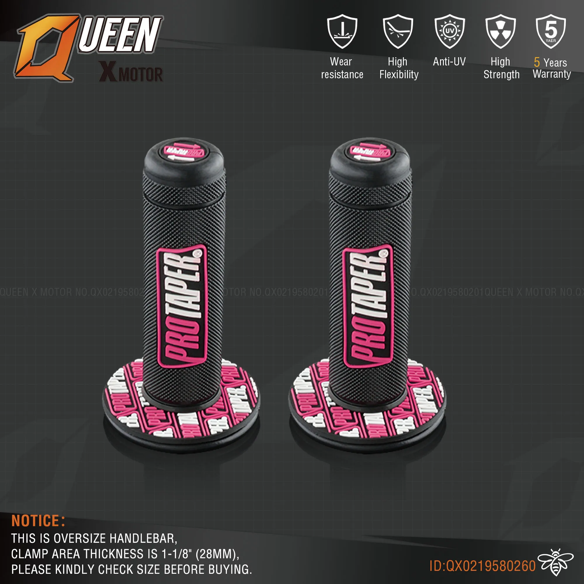 MX gel like для 7/8 &quotРуль светло голубые резиновые ручки мотоцикла supermoto питбайк dirt pit