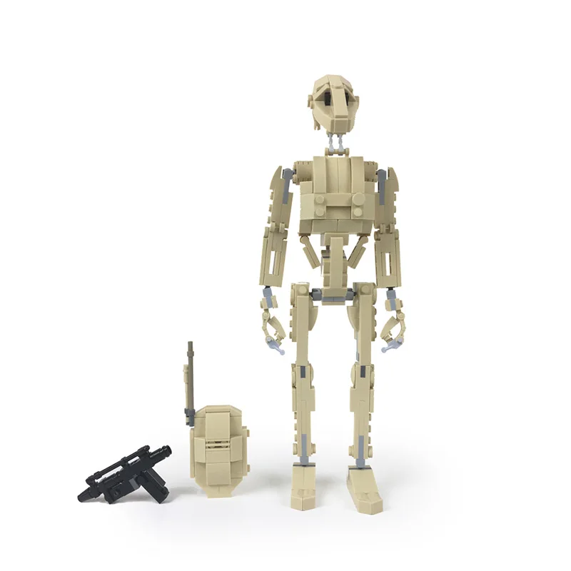 Военное оружие MOC Battle Droid серия строительных блоков обучающие игрушки Детский