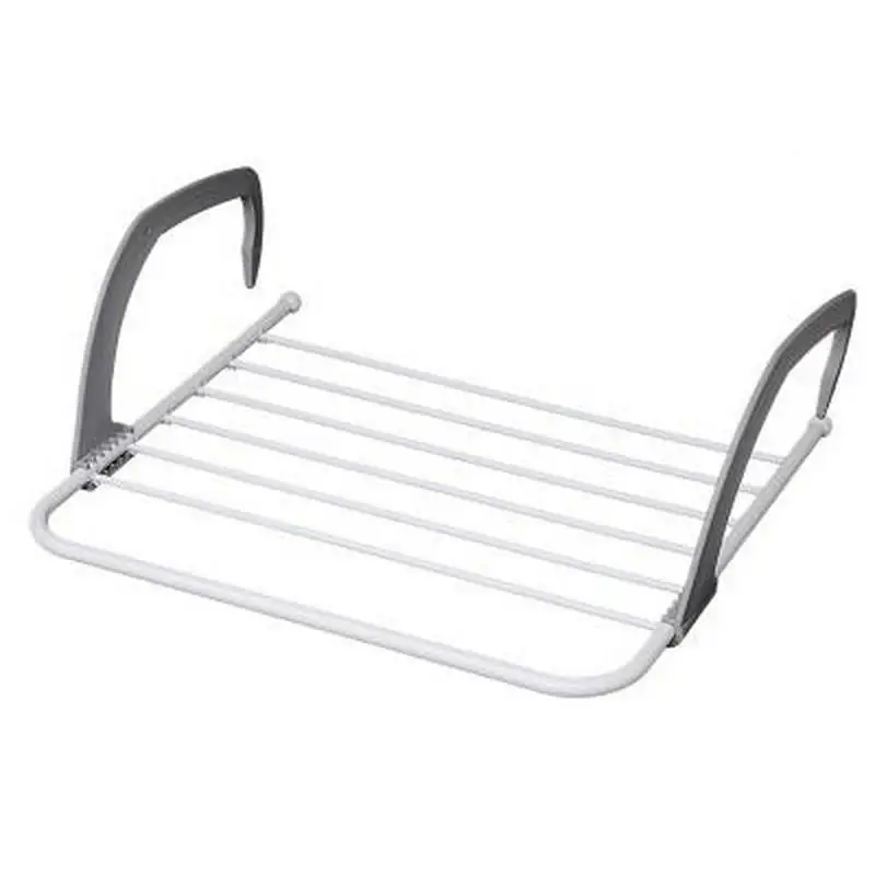 Multi-use Outdoor Folding Rack For Hanger Shelf Drying Storage Radiator Metal Hook Large Clip Towel Shoe Clothing | Дом и сад