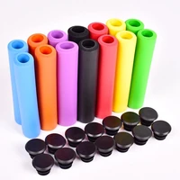 1pair bicycle handlebar grips cover outdoor mountain cycling bike bicycle silicone anti slip handle bar soft grips