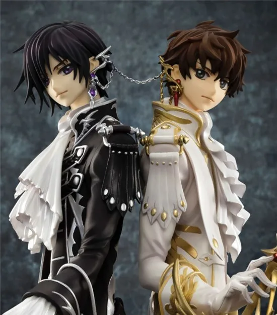 

Anime Code Geass Lelouchofthe Rebellion R2 CLAMP Lelouch Lamperouge & Kururugi Suzaku Set Figure Model Decoration 23cm