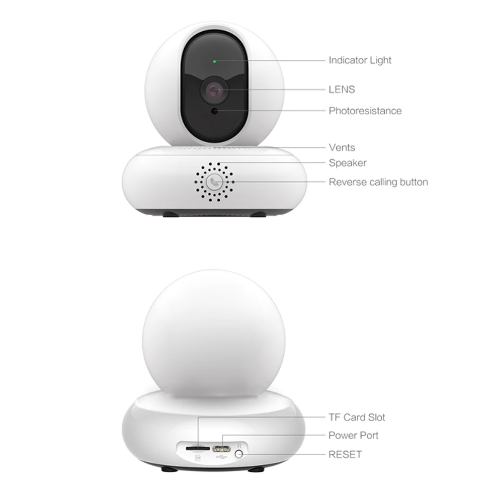 IP камера видеонаблюдения 1080P Wi Fi ИК ночное видение|Камеры видеонаблюдения| |