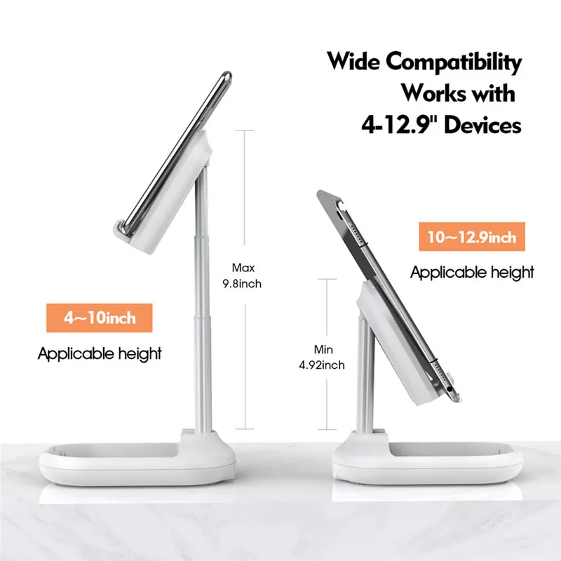 licheers desktop phone stand for xiaomi iphone xs 12 pro max tablets holder for ipad air phone mobile phone stand tablet holder free global shipping