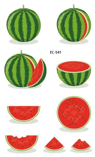 

Cartoon Temporary Tattoo Sticker Sweet Fruit Watermelon Design Body Art Water Transfer Tatoo Fake Tattoo Sticker Child Tattoos