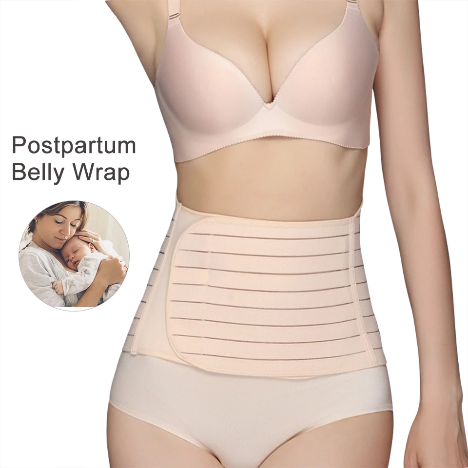 

Postpartum Belt Belly Recovery Tummy Band Girdle Corset Body Shaper Postnatal C Section Waist Trainer Pelvis Wrap Shapewear