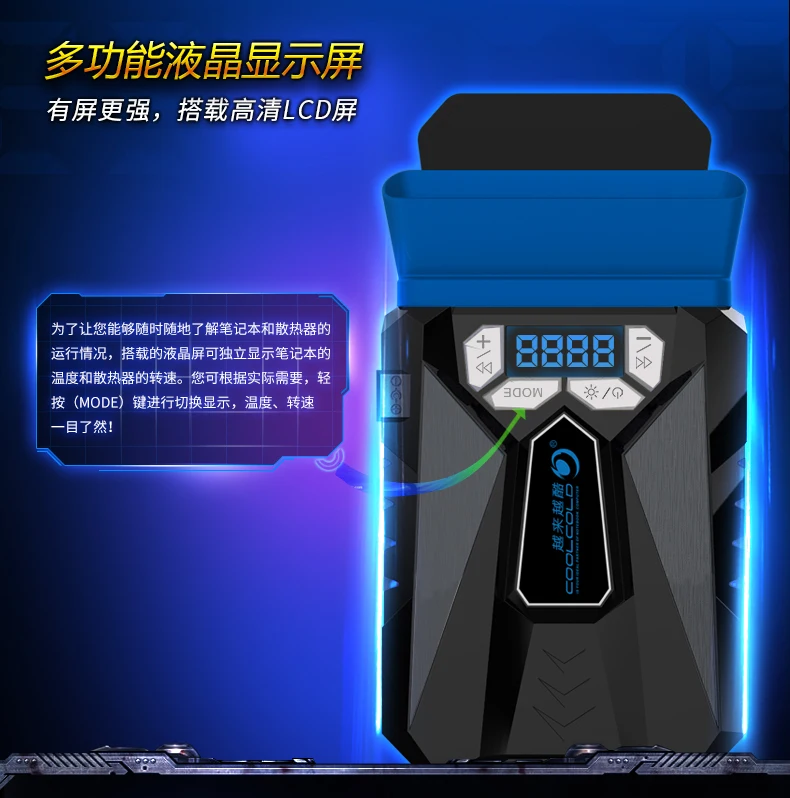 Новый Воздушный светодиодный светильник и Экран охлаждающий вентилятор