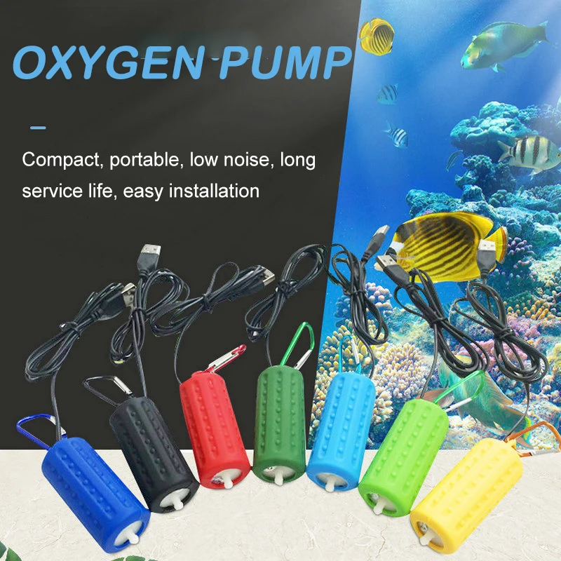 

Aquarium Air Pump Mini Quiet High-Performing Oxygen Pump Fish Tank Aerator for Fish Tank BJStore