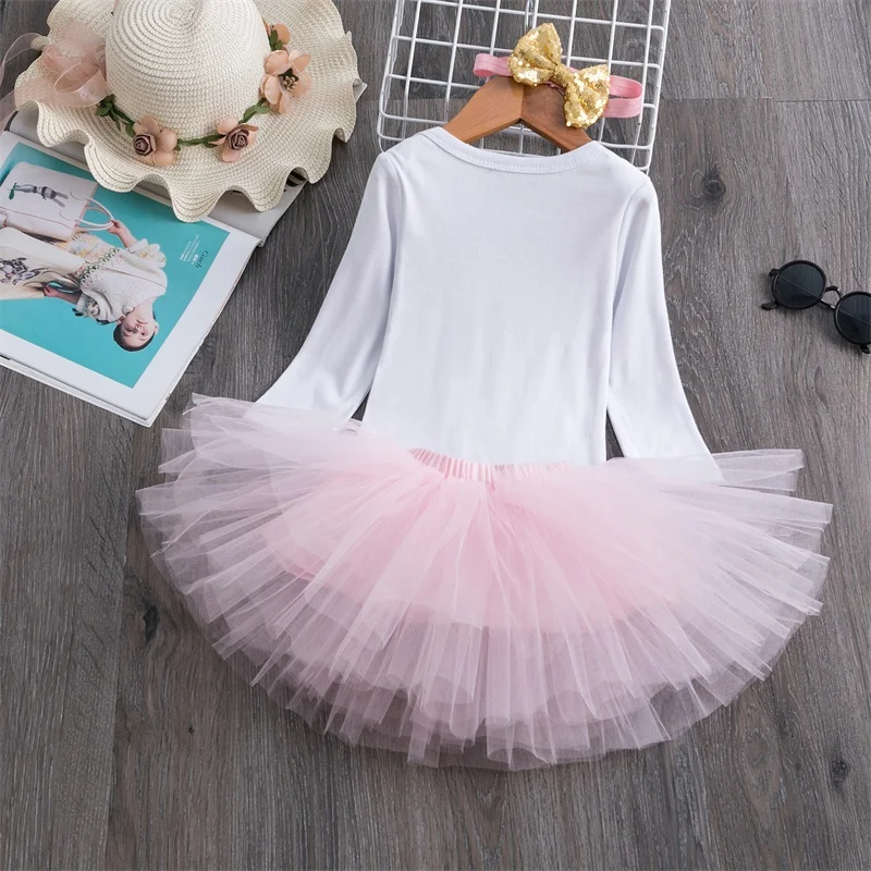 Платье на день рождения для маленьких девочек 1 Год Вечерние платья вечерние