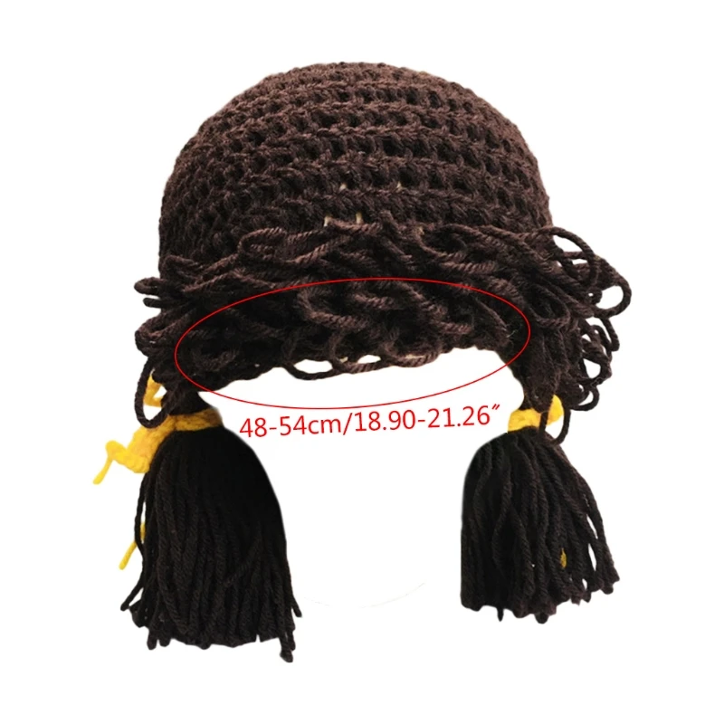 

Newborn Photography Posing Props Knitted Crochet Hat Baby Infants Braided Beanies Cap Photo Shooting Accessories