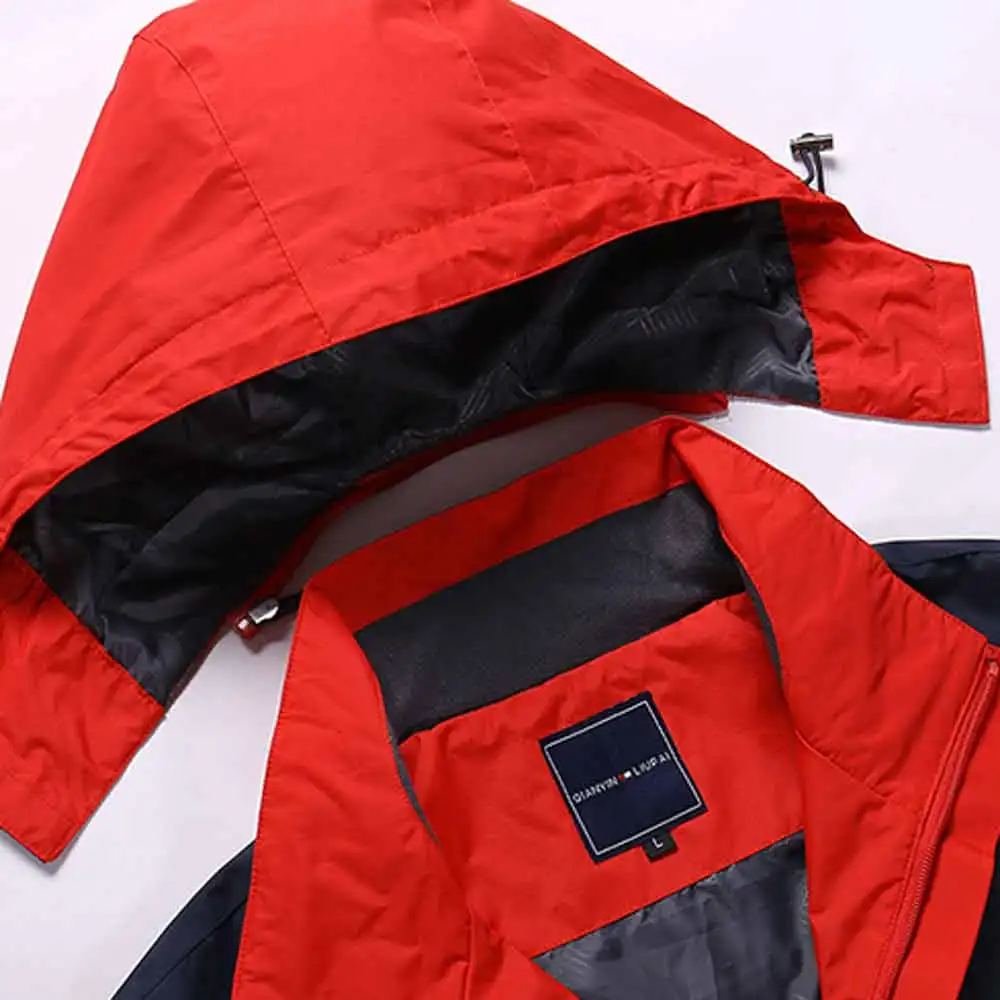 Пара уличных походных курток с капюшоном для треккинга Спорт софтшелл дышащие