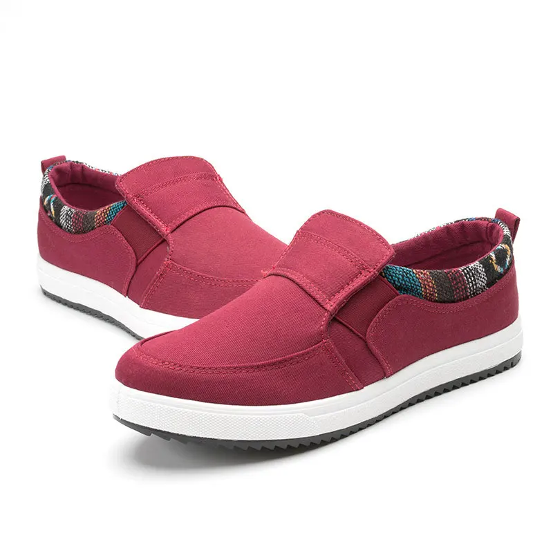 New Arrival 2018 High Quality Men Flats Shoes Breathable Fashion Casual Canvas Zapatos Hombre Mens | Обувь