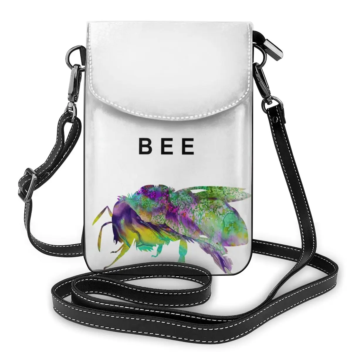 

Bee Shoulder Bag Retro Leather Business Women Bags Woman Fashion Purse