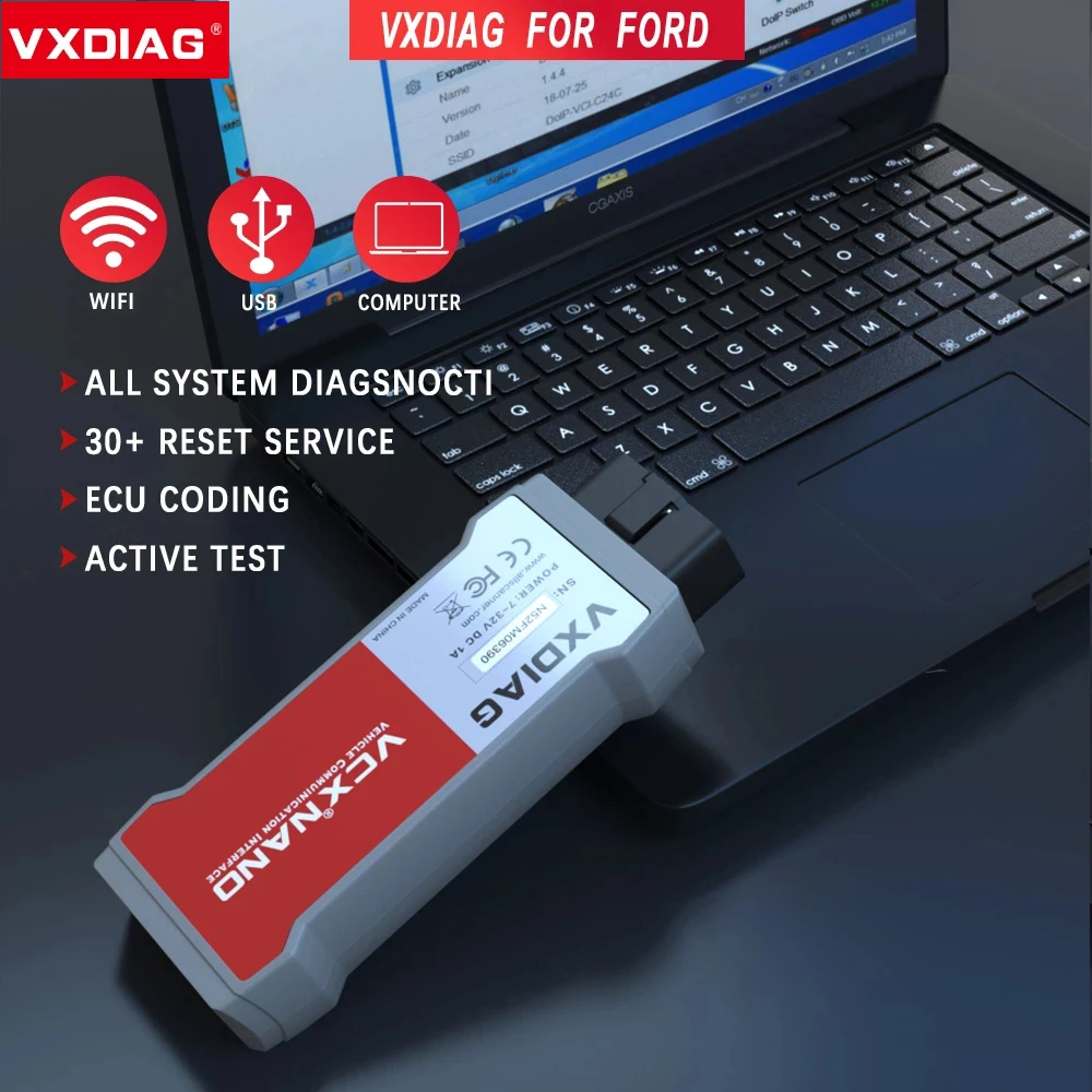 

Инструмент Диагностический VXDIAG VCX NANO для Ford obd2, Автомобильный сканер IDS V120, Автомобильный сканер J2534 PCM, кодирование ЭБУ, IDS V121 для Mazda