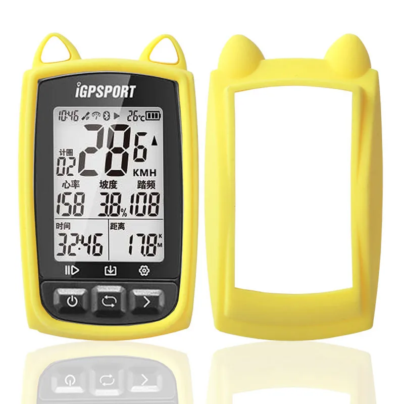 Универсальный гелевый кожаный чехол для велосипеда и Защитная крышка экрана I GPS