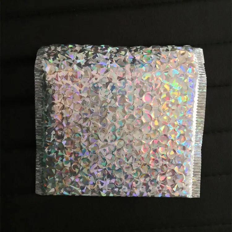 18x13 см Лазерная Серебряная CD/VCD упаковка почтовые конверты с пузырчатой пленкой внутри Золотая фольга пластиковый мягкий конверт Подарочная сумка почтовый конверт сумка