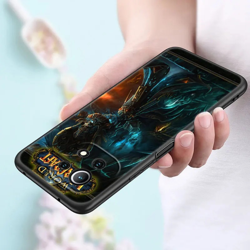 the world of warcraft phone case for xiaomi mi poco x3 nfc f3 gt m3 10t 11t 11x pro 11i a2 11 lite ne 5g civi soft black cover free global shipping