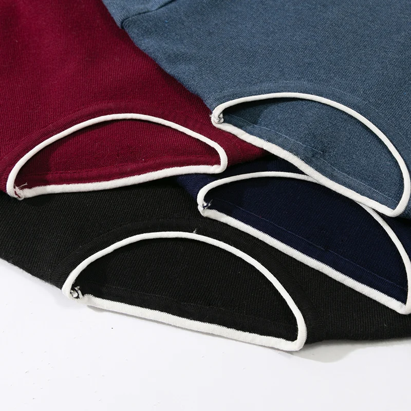 

Sweater Men Autumn Winter Warm Mens Knitted Sweaters Solid Color Casual O-Neck Pull Homme Pullover Men MY1161