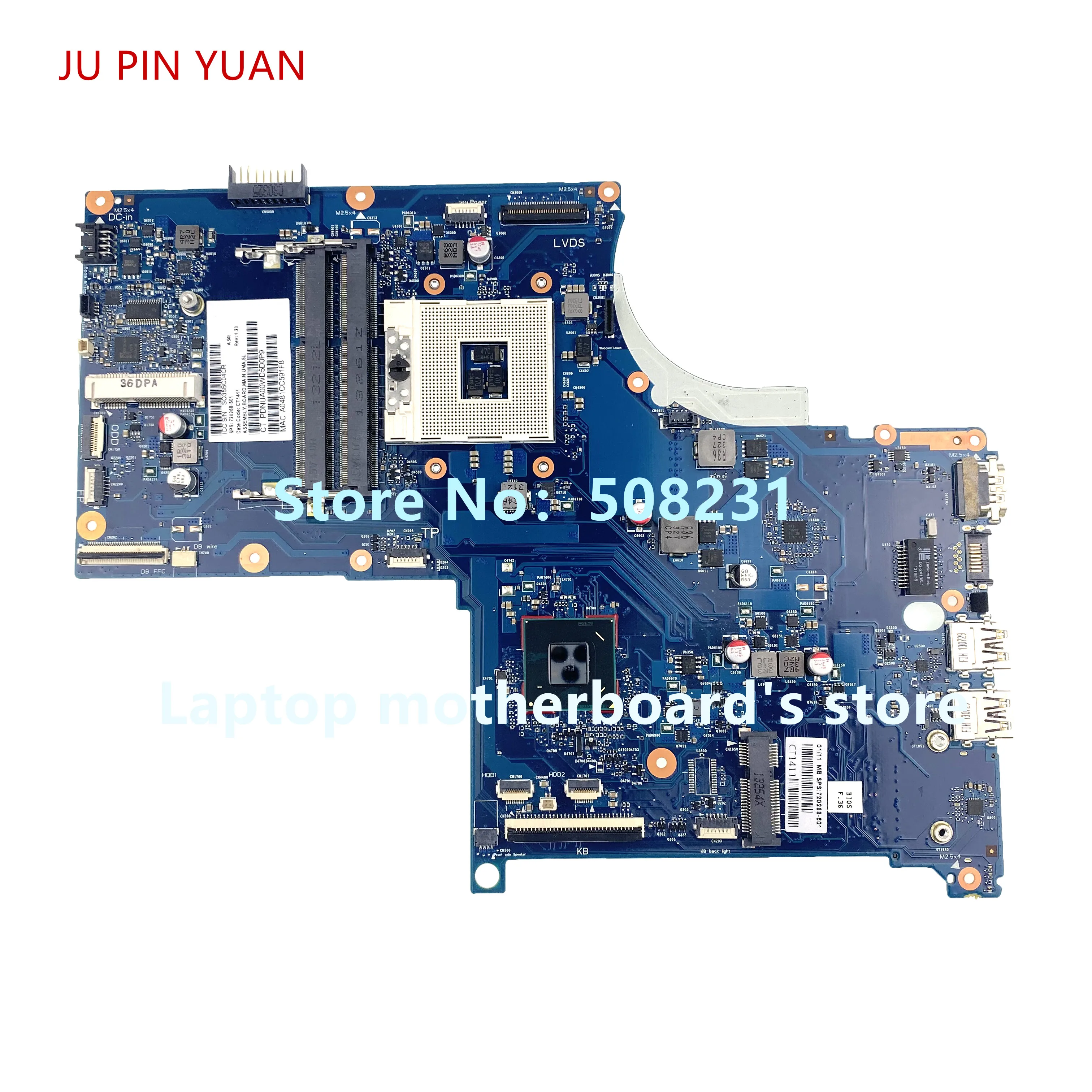 

Материнская плата для ноутбука HP ENVY 17-J M7-J 720268-501 720268-001 100% полностью протестирована