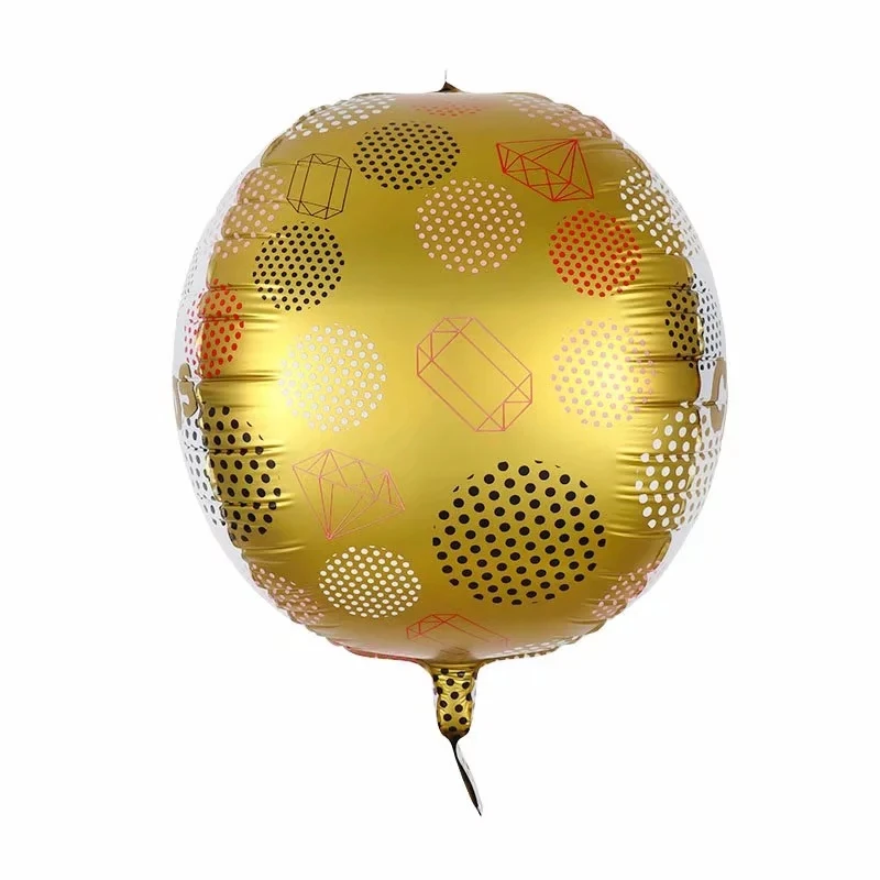 20 штук 22 дюймов 4D Feliz cumpleaños испанский с днем рождения воздушные шары баллон гелия