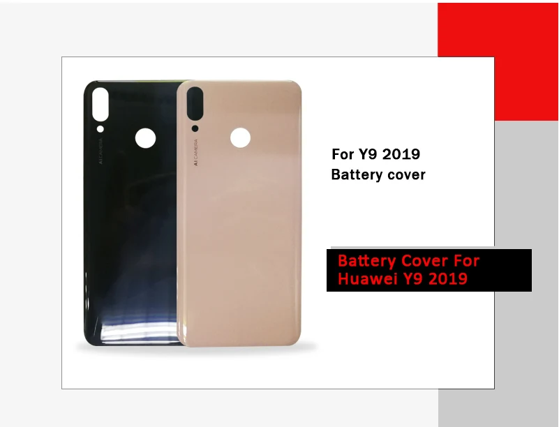 AAA качественная крышка батареи для huawei Y9 задняя крышка чехол для huawei Y9 крышка батареи чехол