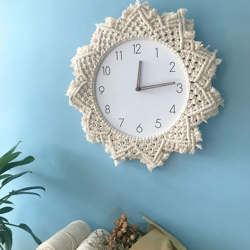 Веселые железные скандинавские креативные белые настенные часы современный