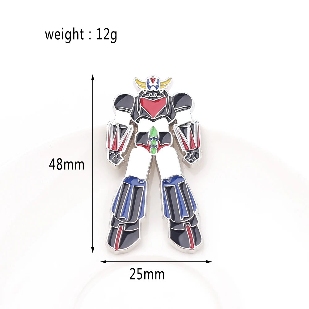 Dongmanli UFO Robot Grendizer броши из цинкового сплава металлические эмалированные булавки