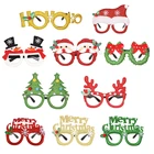 Рождественское украшение, Рождественская оправа для очков, новый год, детские рождественские подарки, рождественские Мультяшные очки, Рождественский Декор