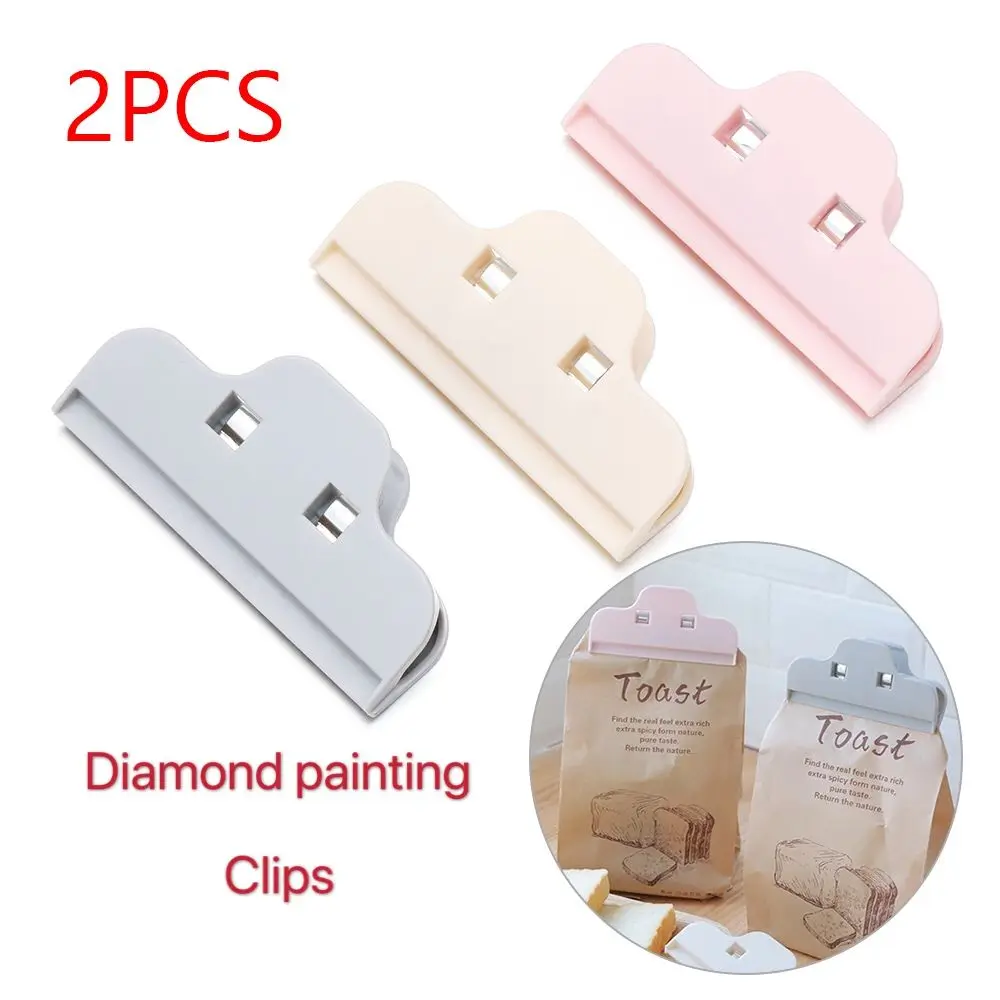 

2pcs/set Good Quality DIY tools Embroidery Convenient Cross Stitch Tool Diamond Painting Accessories Sealing Clamp Clip