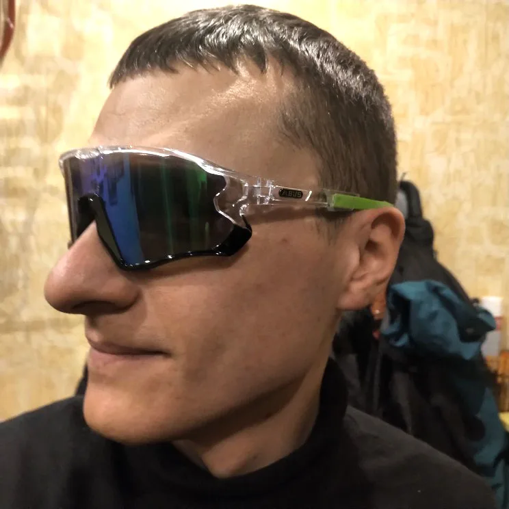Очки велосипедные TR90 с 5 линзами UV400 спортивные очки для горного велосипеда