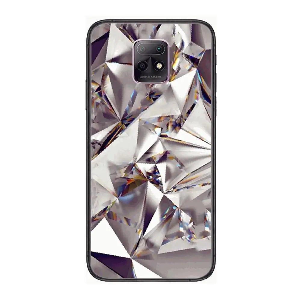 

Beautiful Shining Diamond Phone Case For XiaoMi Redmi 10X 9 8 7 6 5 A Pro S2 K20 T 5G Y1 Anime Black Cover Silicone Back Pretty