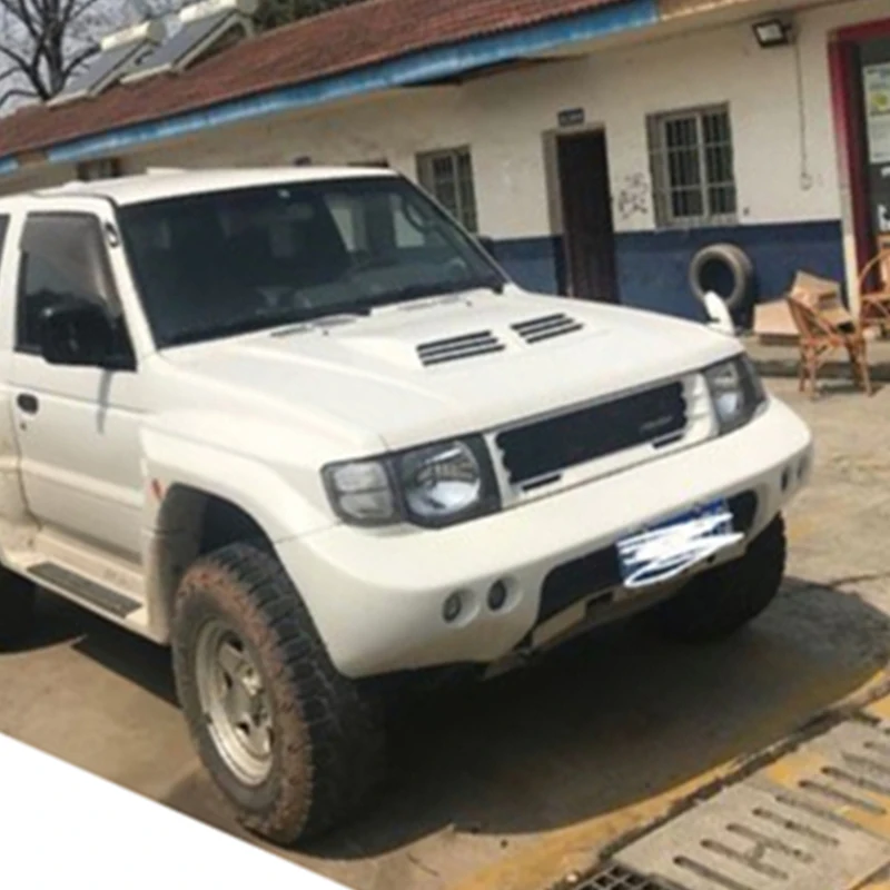 Используется для Mitsubishi Shogun Pajero V55 Гонки Грили 1996-97 лет MK2 углеродное волокно