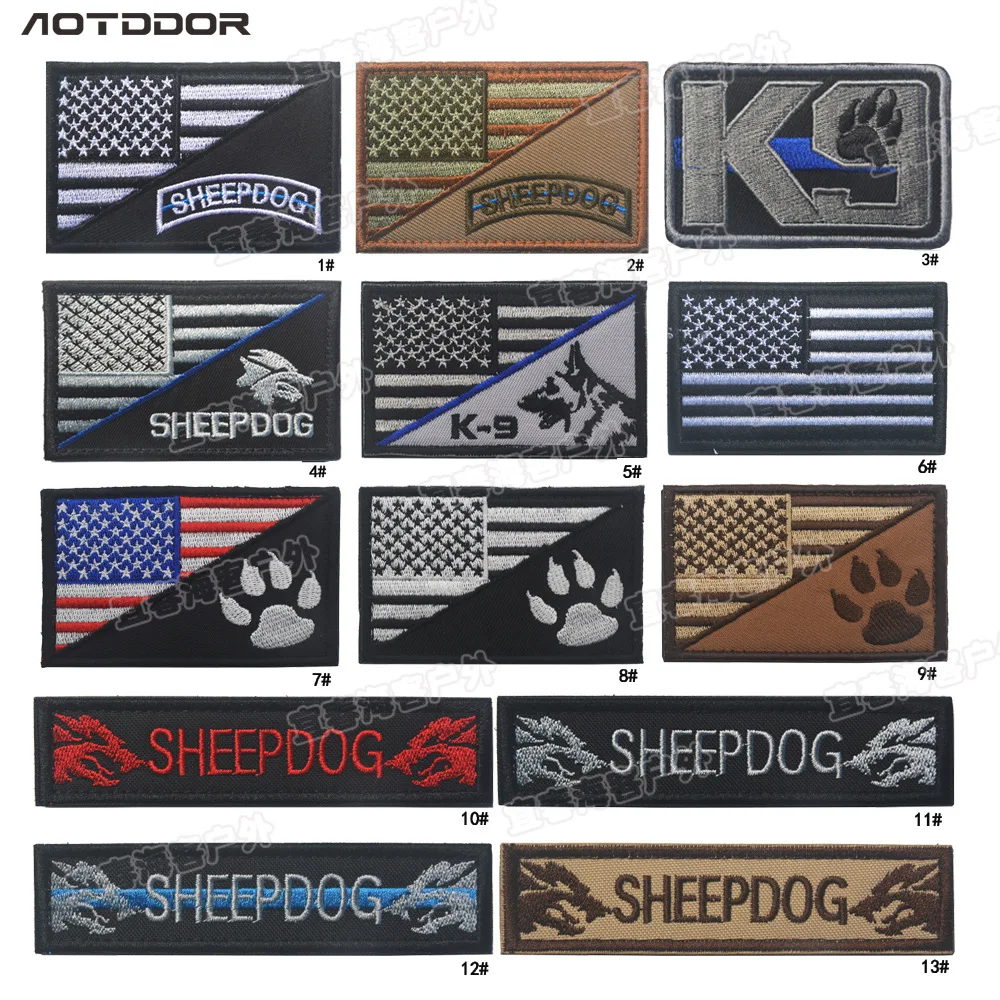 Повязка на руку из ПВХ K9 с собачьими когтями декоративная наклейка голубыми